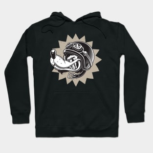 Rebel Dog Motorcycle Design Hoodie